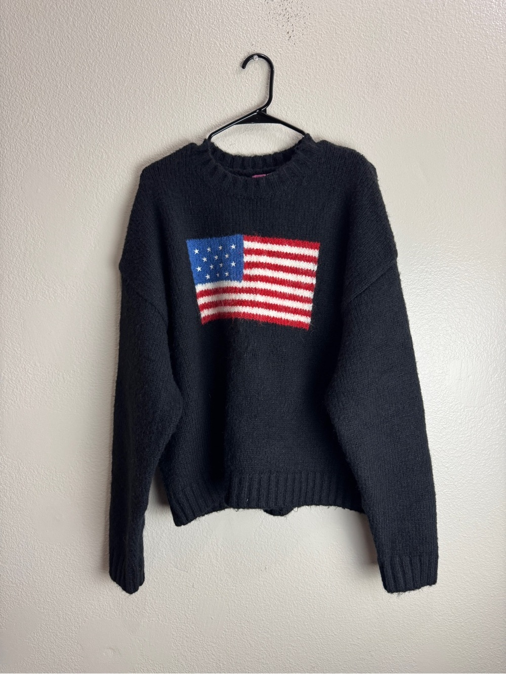 Edikted American Sweater Vintage Style Oversized Size Large Unisex